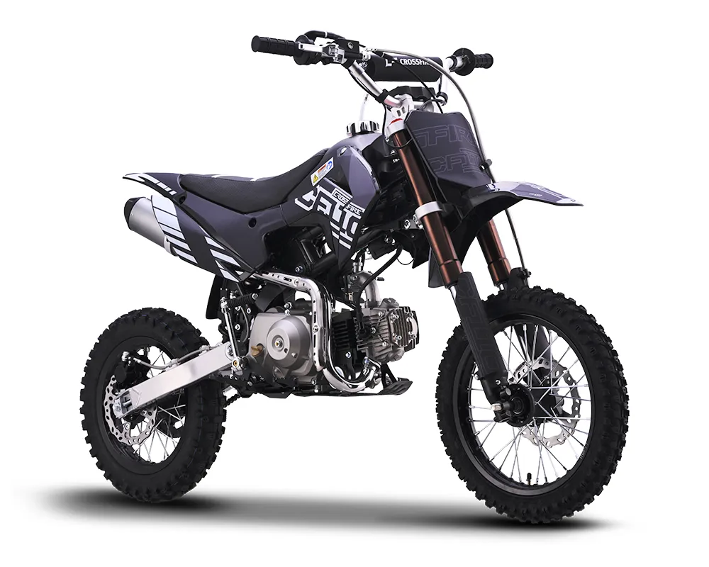 CrossFire CF110 110cc pit bike, side view